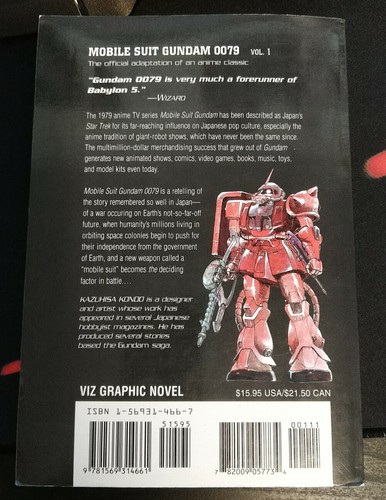 Mobile Suit Gundam 0079 Manga Vol 1 By Kazuhisa Kondo Viz Out Of Print Ebay