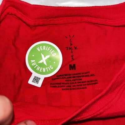 Cactus Jack Mens M Travis Scott McDonalds Hamburger Meal T Shirt Red NIB  StockX | eBay