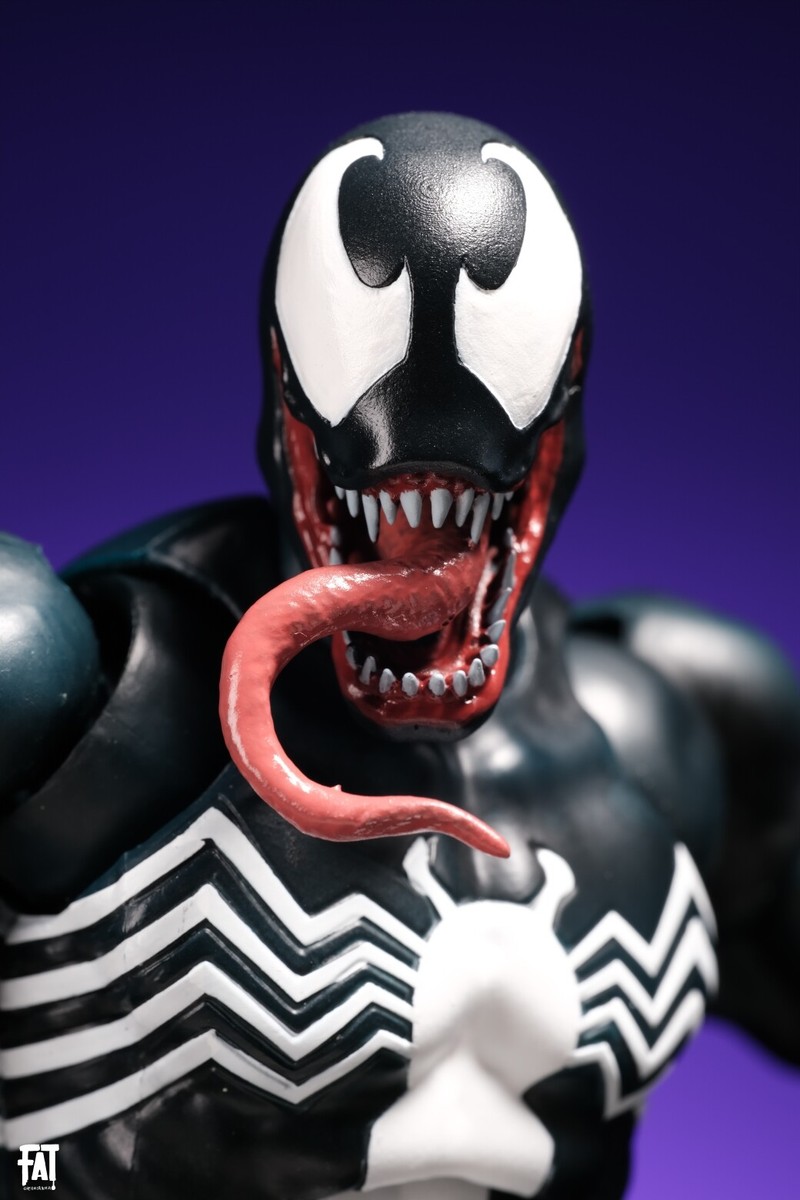 Customized 1/12 Painted Venom Head Carved Handmade Fit ML Action
