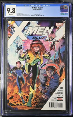 X-Men: Blue #1 CGC 9.8   Art Adams Cover   Marvel 2017 Key Book