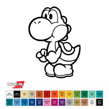 Nintendo Yoshi Die-Cut Permanent Sticker Decal Oracal 651 5.5" CHOOSE COLOR