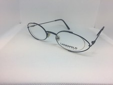 New Vintage 80's Karl Lagerfeld Round KL 4337 04 Made In France Eyeglasses Frame
