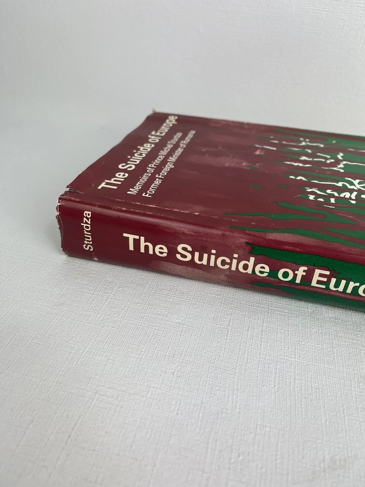 The Suicide of Europe hardcover signed by Prince Michel Sturdza 1968 dust jacket - Image 3 of 4