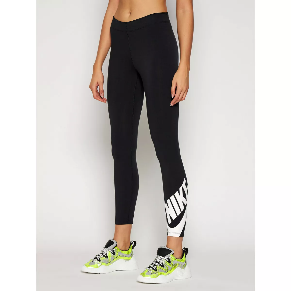 Nike Women's Black/White Leg A See Logo Leggings (CN8033-010) Sizes XS & S  NWT