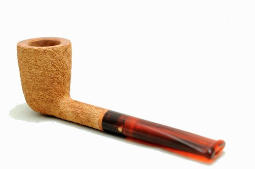 Brand new briar pipe PARONELLI dubin rusticated natural handmade - Picture 3 of 6