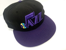 New Era Fits 59Fifty Utah Jazz Fitted Hat Cap 100% Wool 7 5/8 Made In USA