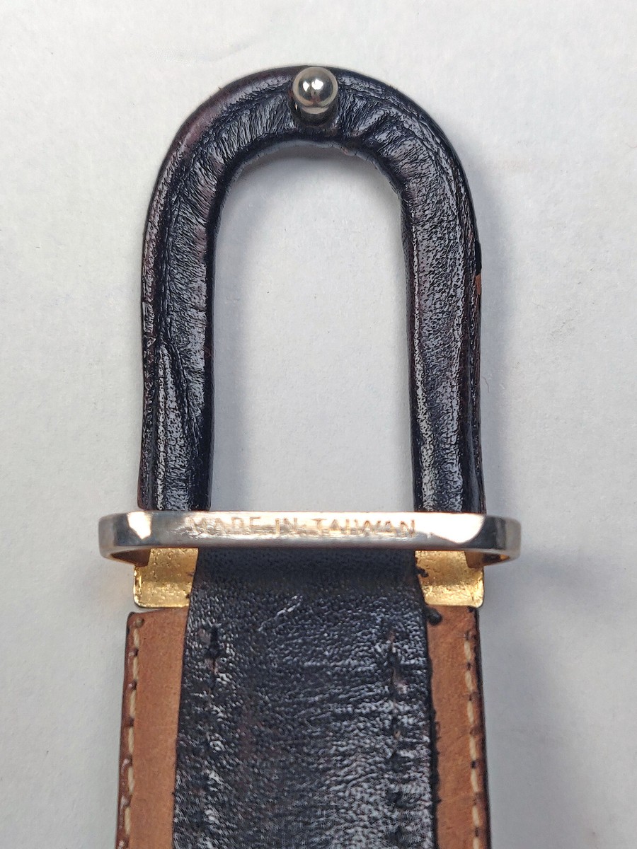 Vintage Stamped Christian Dior Aniline Leather Belt | eBay display picture 2