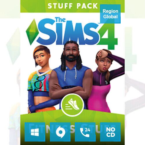 The Sims 4 Fitness Stuff Pack DLC for PC Game Origin Key Region Free - Picture 1 of 1