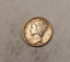 1926-D Mercury Dime * Very Fine VF (toned) * 90% Silver * XD510