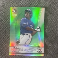 2016 Bowman Platinum Presence Green Vladimir Guerrero Jr. rc #' d 49/99 #PP3 