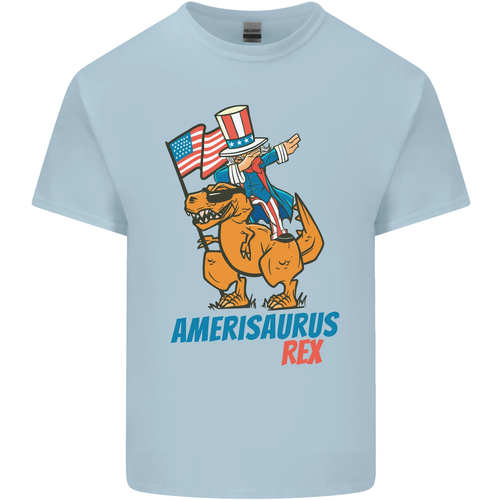 Camiseta Amerisaurus T-Rex Dabbing Tío Sam EE. UU. Niños Niños - Imagen 12 de 77