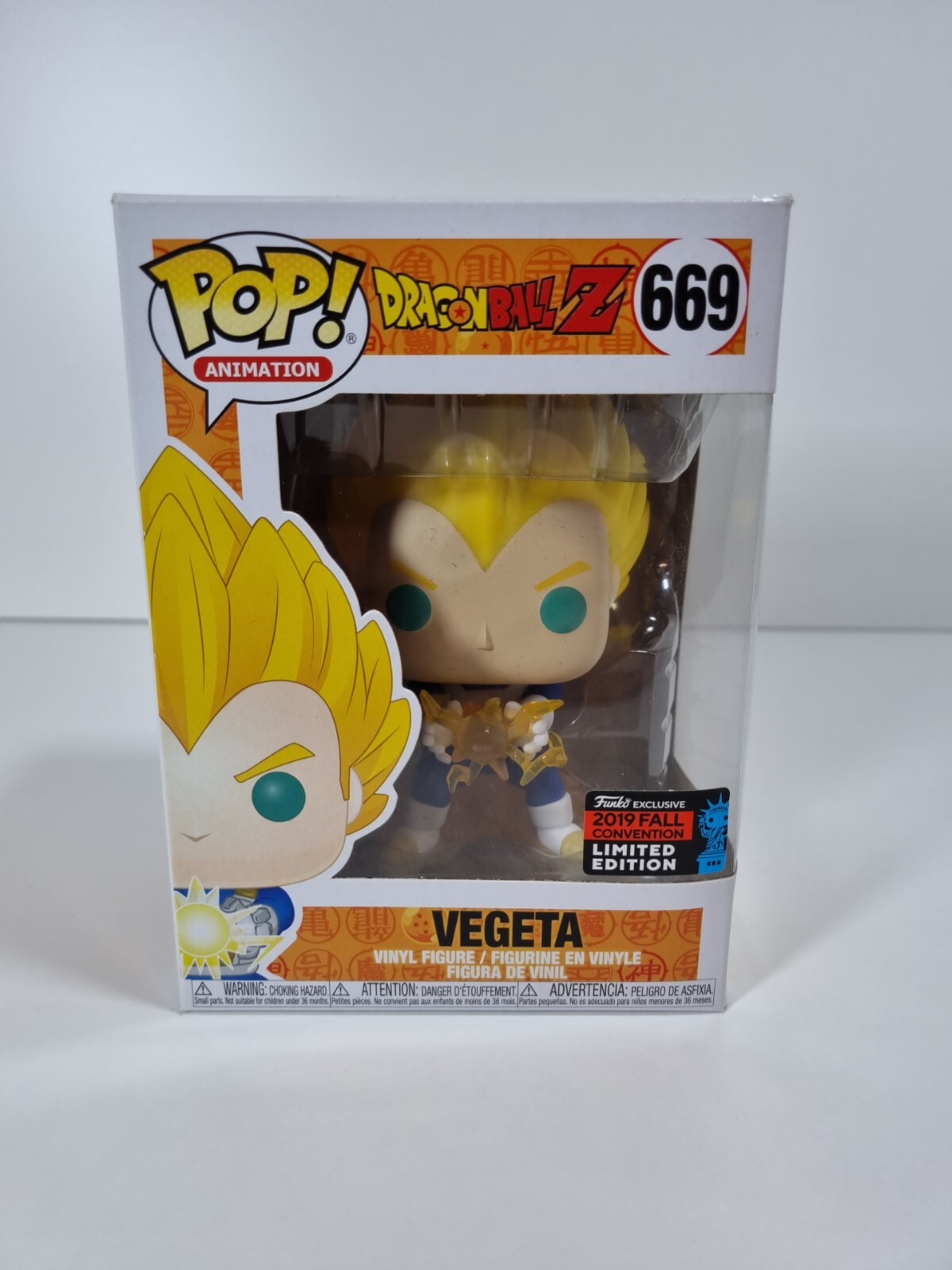 Vegeta Funko Pop Vinilo 669 Convención De Otoño 2019 Edición Limitada Exclusiva