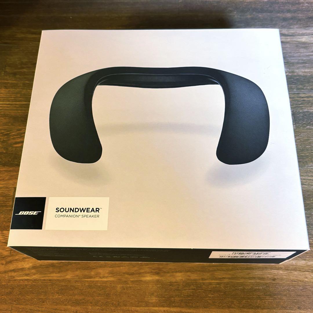 Bose SoundWear Companion Speaker Wearable Neck Speaker Black Bose SoundWear Companion Speaker Wearable Neck Speaker Black
