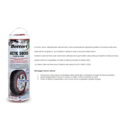 Calze Da Neve Easy Go Taglia XL Per Pneumatici 195/55R20 – Omologate EN 16662-1, Montaggio Rapido In 2 Minuti, Tessuto 3D Antiscivolo