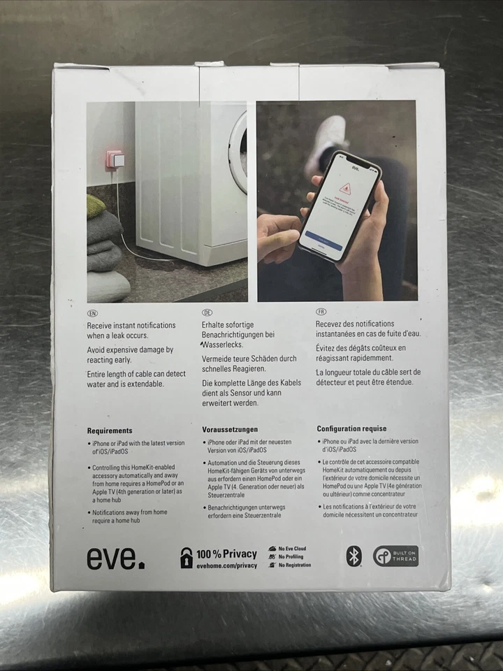Eve Water Guard - Smart Home Connected Water Leak Detector - Image 2 of 2