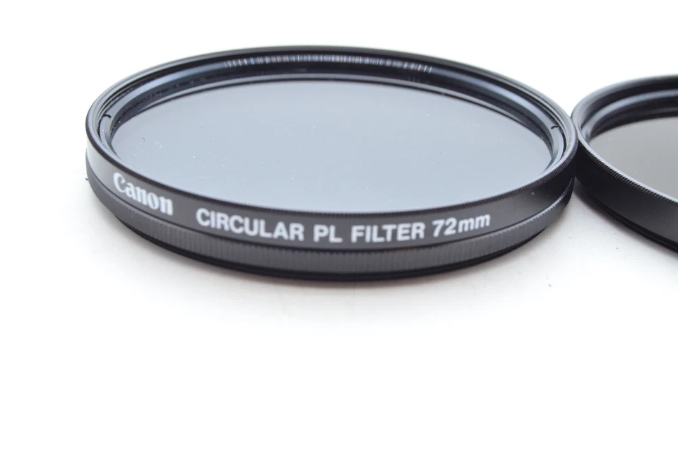 Canon Circular PL Filter 72mm + ND8 Filter 72mm In Leather Case - Image 3 of 4