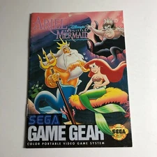 The Little Mermaid Instruction Booklet ONLY! ( SEGA Game Gear ) Manual 