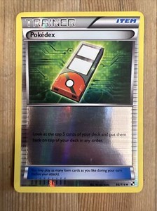 Pokedex - 98/114 - Uncommon - Reverse Holo LP, English Pokemon Black and White