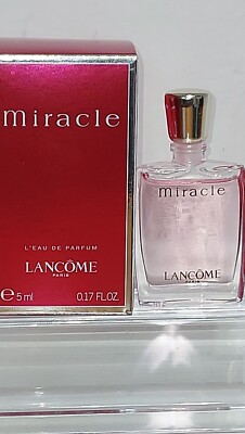 New~LANCOME~Paris~**MIRACLE**~Eau de Parfum~SPLASH~.17 Oz PURSE