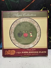 Cracker Barrel Friendship Plate By Wendy Bentley Apple Collection