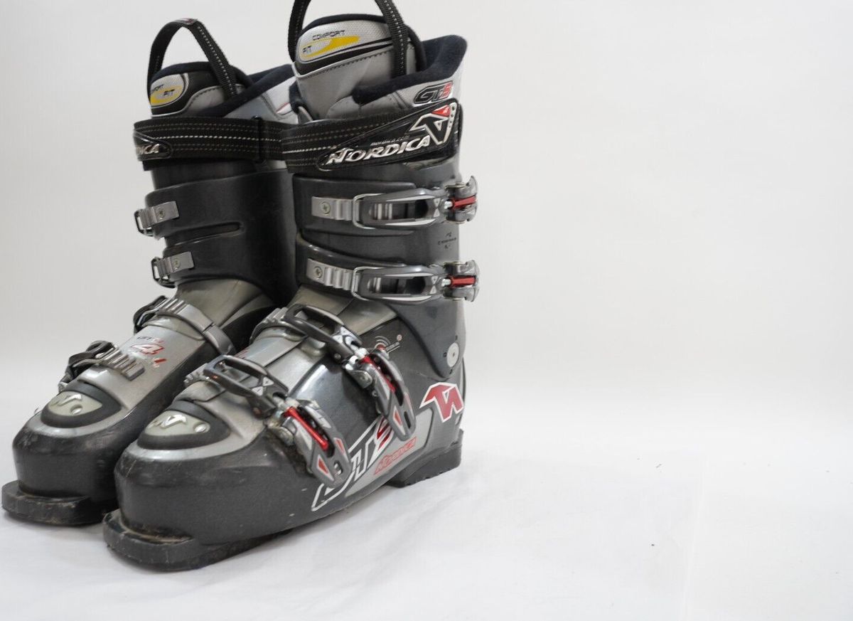 Nordica GTS 4 Flex Index 60 Mens Ski Boots 28.5 325mm Gray | eBay