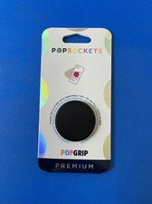   PREMIUM Aluminum Popsockets PopGrip: Phone Holder  STAND - BLACK ALUMINUM  