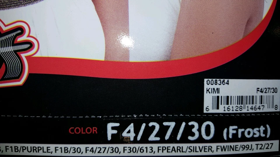 Peluca Rizable de Fibra de Alta Temperatura Motown Tress Kimi Rizos Sueltos Negra Foto 2 de 4