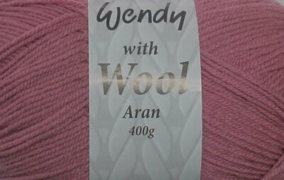 Gomitolo Di Lana Wendy Aran: 400g, Colore 5505 Ramoscello, Per Maglieria E Uncinetto