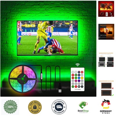 RGB LED Strip Light mit Sync-Funktion - Upgrade für Ihre TV-Beschriftung