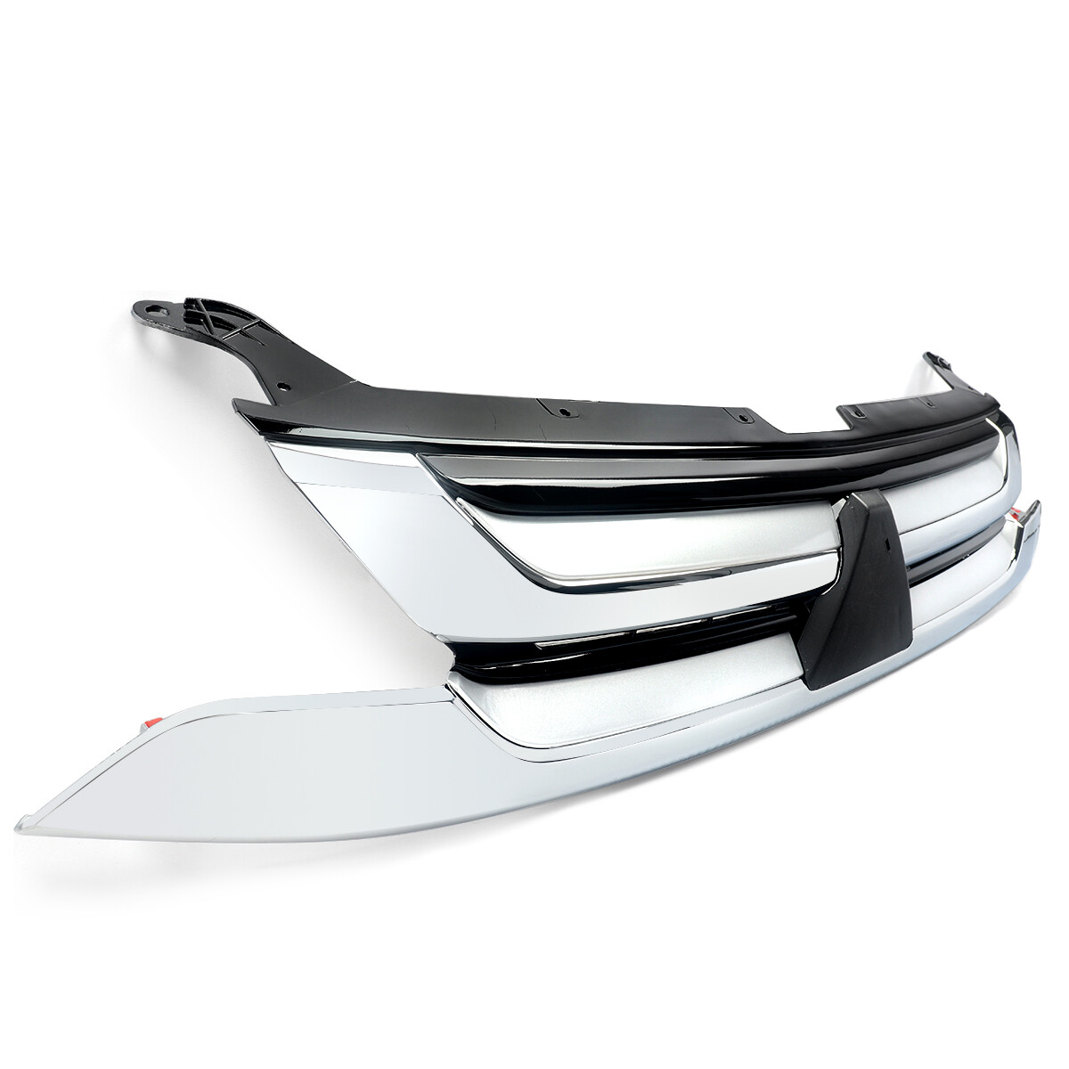 Chrome+Black Front Bumper Upper Grille 7450A967 For Mitsubishi