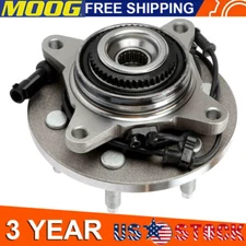 4WD MOOG Front Wheel Bearing & Hub For 2000 - 2006 Ford Expedition Navigator ABS