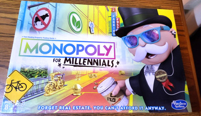 NEW Hasbro Monopoly for Millennials Board Game Factory Sealed