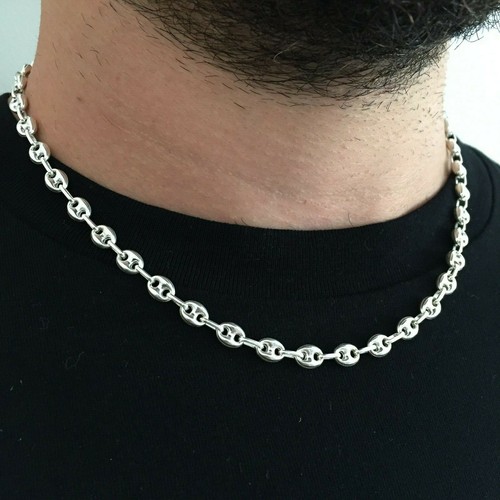 6mm Hollow Rounded Puffed Marina Link 