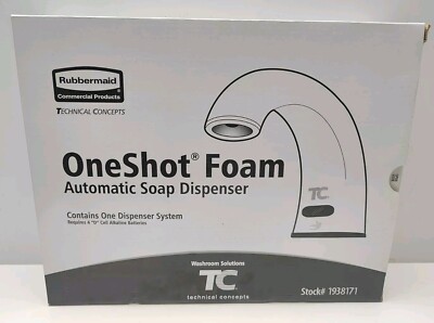 2 x Rubbermaid Technical Concepts OneShot Foam Touch-Free Soap Dispenser