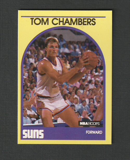 1989-90 Hoops Superstars Yellow Tom Chambers #77 Phoenix Suns