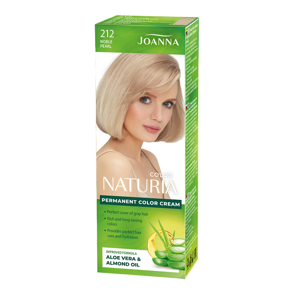 JOANNA HAIR DYE (212) Joanna Naturia Color Hair Dye No 212 Noble Pearl 1 Piece