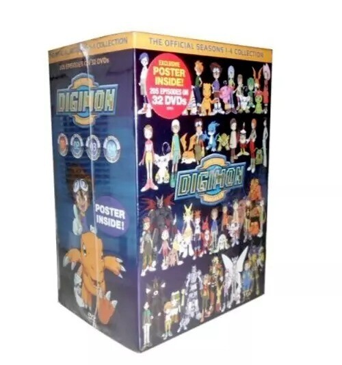Digimon: The Complete Series Season 1-4 DVD Box Set New | eBay