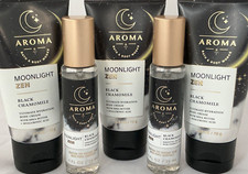 5pc Travel Aroma Moonlight ZEN BLACK CHAMOMILE CREAM MIST Bath and Body Works