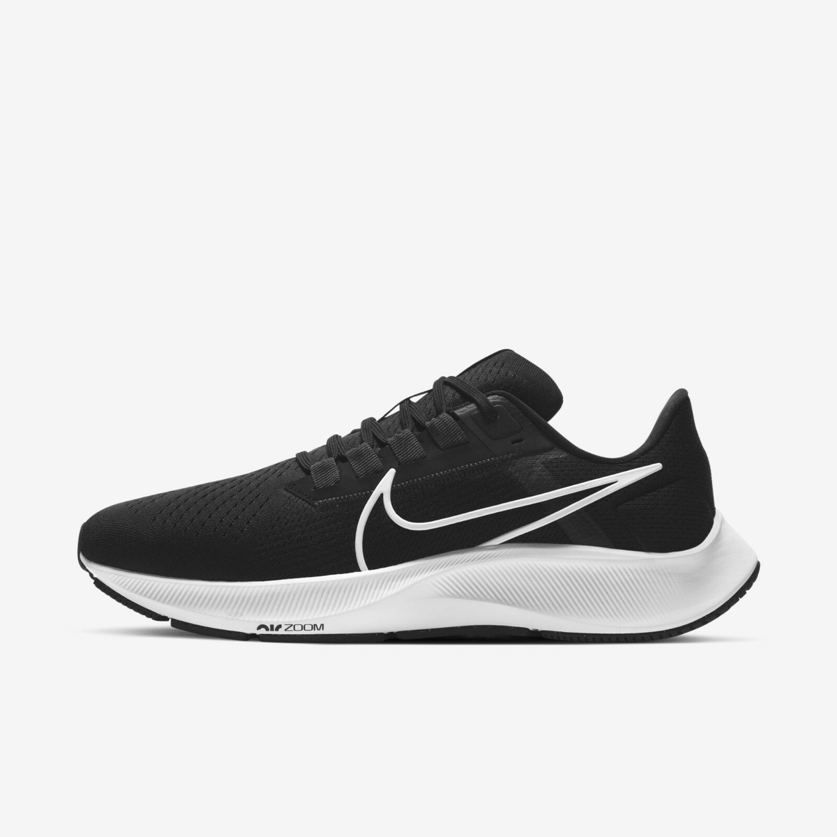 Nike Air Zoom Pegasus 38 Running Shoes Sneakers Black/White