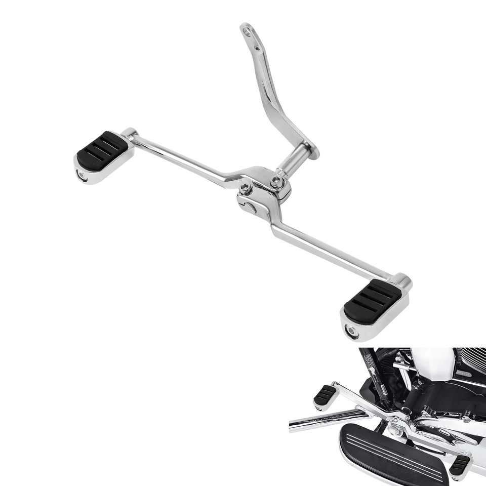 Heel Toe Shift Lever Shifter Pegs & Shifter Rod Fit For Harley Fatboy 2007-2017 - Image 3 of 4