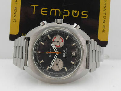 CERTINA DS-2 TURTLE CHRONOLYMPIC CHRONOGRAPH 42,5 mm 8601-300 STEEL MEN'S WATCH 