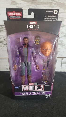 Figura de acción Marvel Legends T'Challa Star-Lord - Serie BAF The Watcher - ¡NUEVA EN CAJA!