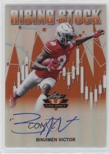 2020 Leaf Valiant Rising Stock Orange 18/50 Binjimen Victor #RS-BV1 Auto v7j