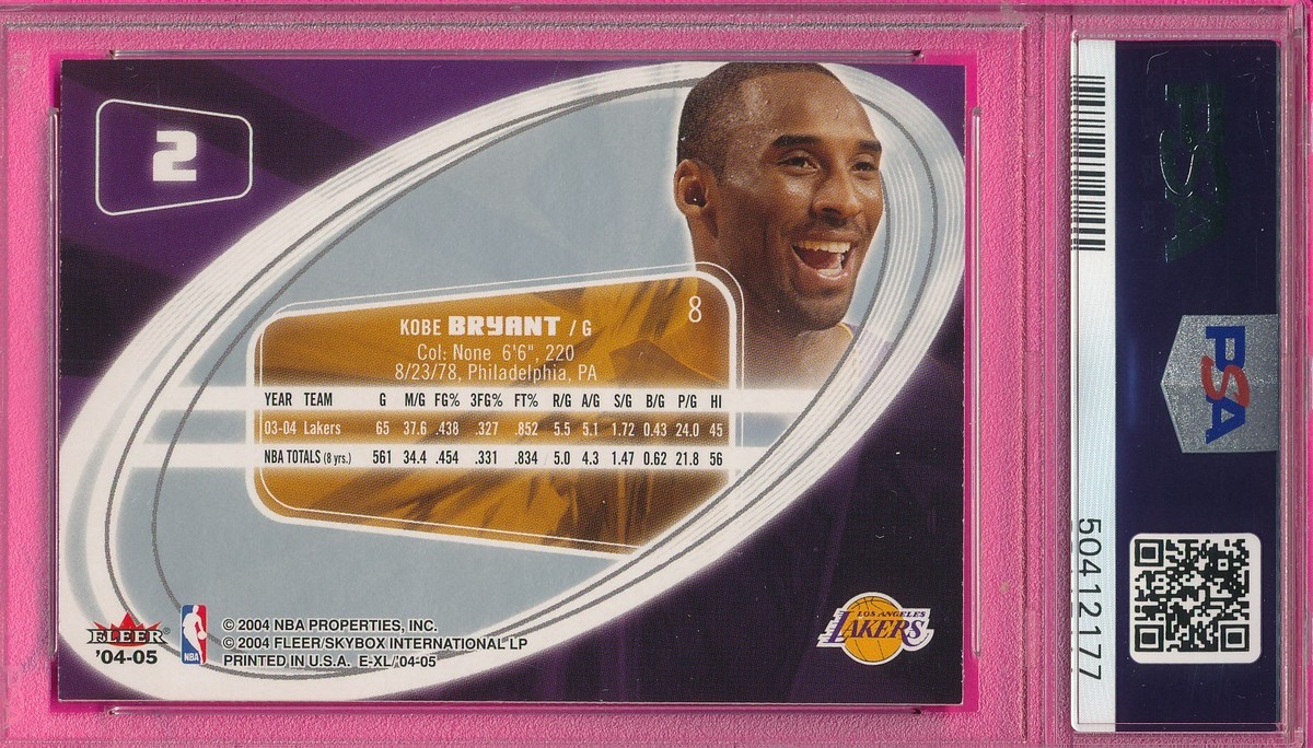 2004-05 E-XL - Kobe Bryant #2 for sale online | eBay