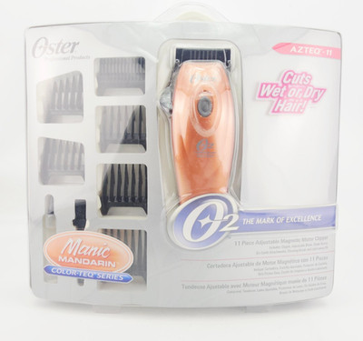 Oster 02 Manic Azteq 11 Mandarin Cuts Wet or Dry Adjustable Motor Clipper