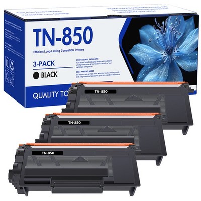 3PK TN850 TN820 Toner Compatible With Brother HL-L5000D L5100DN MFC-L5800DW
