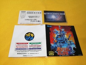 METAL SLUG 2  Neo Geo SNK for Neogeo AES REG CARD  SUPER RARE