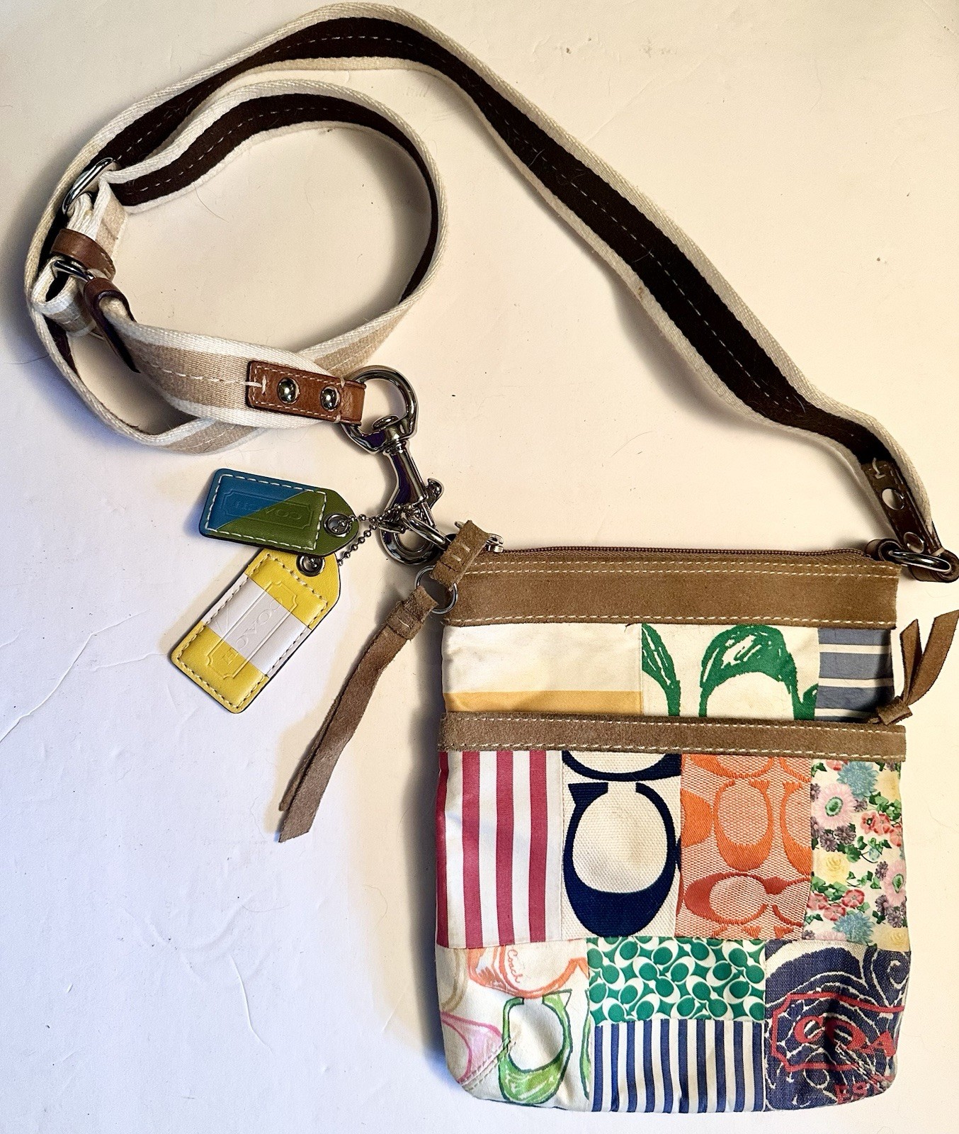 Original Vintage COACH Hampton Patchwork Crossbod… - image 10