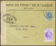 War Civil. Viñetas. cover 274. 1917. 25 Cts Blue And Vignette of The Cruz Red F