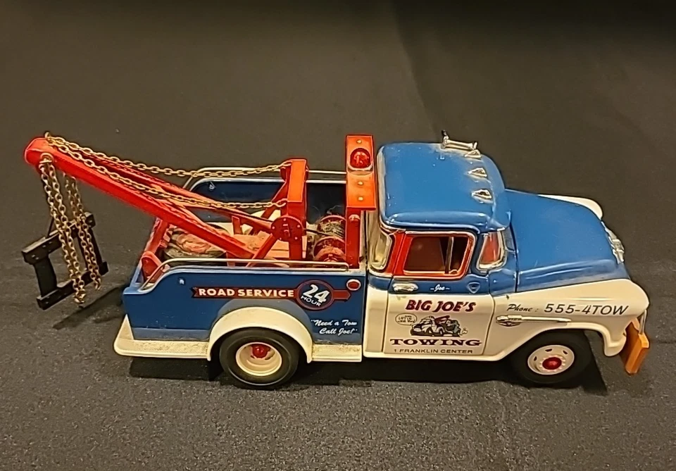 Chevrolet Truck 1955 fundido a presión Franklin modelos de precisión como nuevo remolque Big Joe's Foto 3 de 4